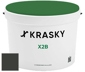Краска X2B X Krasky глубокоматовая краска для потолков цвет RAL 6015 