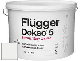 Краска Flugger Dekso 5 матовая краска цвет 5321 