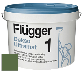 Краска Flugger Dekso 1 ультраматовая краска цвет NCS S 5040-G30Y 