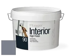 Краска Flugger Interior High Finish 90 акриловая глянцевая эмаль цвет NCS S 5010-R70B 