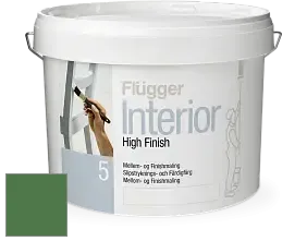 Краска Flugger Interior High Finish 5 матовая акриловая краска-грунт цвет NCS S 4050-G20Y 