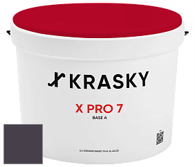 Краска X Pro 7 X Krasky матовая краска для стен и потолков цвет NCS S 8010-R50B 