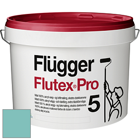 Краска Flugger Flutex Pro 5 матовая краска цвет RAL 6027 