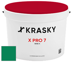 Краска X Pro 7 X Krasky матовая краска для стен и потолков цвет NCS S 3060-G 