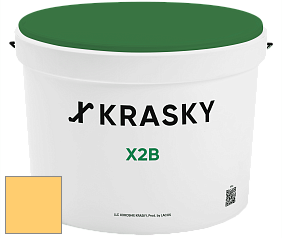 Краска X2B X Krasky глубокоматовая краска для потолков цвет NCS S 0550-Y10R 