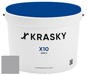 Краска X10 X Krasky шелковисто-матовая краска для стен и потолков цвет NCS S 3502-R50B 