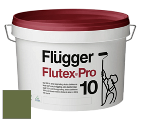 Краска Flugger Flutex Pro 10 матовая моющаяся краска цвет NCS S 5040-G40Y 