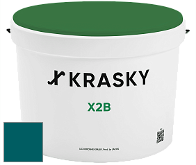 Краска X2B X Krasky глубокоматовая краска для потолков цвет NCS S 5540-B20G 