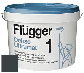 Краска Flugger Dekso 1 ультраматовая краска цвет NCS S 8505-B20G 