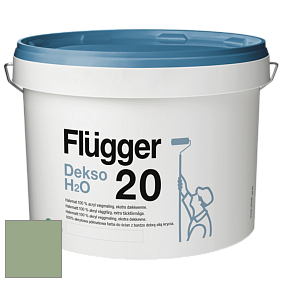 Краска Flugger Dekso H2O 20 полуматовая краска цвет NCS S 3020-G30Y 