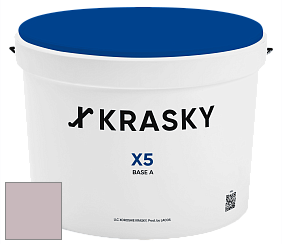 Краска X5 X Krasky матовая краска для стен и потолков цвет NCS S 2010-R20B 