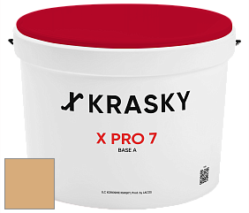 Краска X Pro 7 X Krasky матовая краска для стен и потолков цвет NCS S 2030-Y20R 
