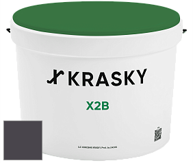 Краска X2B X Krasky глубокоматовая краска для потолков цвет NCS S 8005-R50B 