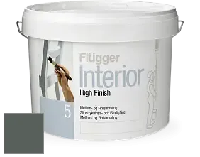 Краска Flugger Interior High Finish 5 матовая акриловая краска-грунт цвет NCS S 7005-G 