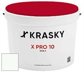 Краска X Pro 10 X Krasky матовая краска для стен и потолков цвет RAL 9016 