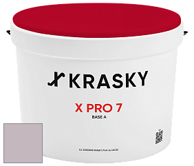 Краска X Pro 7 X Krasky матовая краска для стен и потолков цвет NCS S 2010-R30B 