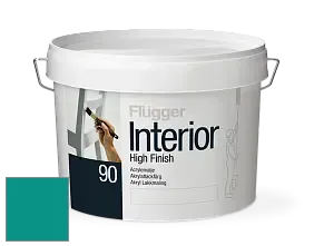 Краска Flugger Interior High Finish 90 акриловая глянцевая эмаль цвет NCS S 3050-B60G 