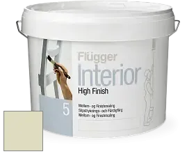 Краска Flugger Interior High Finish 5 матовая акриловая краска-грунт цвет NCS S 1010-G70Y 