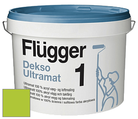 Краска Flugger Dekso 1 ультраматовая краска цвет NCS S 0575-G40Y 