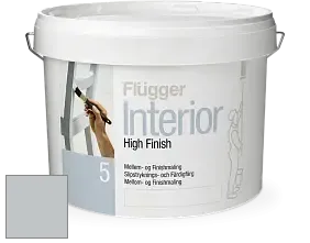 Краска Flugger Interior High Finish 5 матовая акриловая краска-грунт цвет NCS S 2002-B 