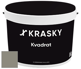 Краска X2B Kvadrat X Krasky матовая краска для потолков глубокого чёрного цвета цвет NCS S 5005-G80Y 