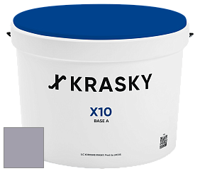 Краска X10 X Krasky шелковисто-матовая краска для стен и потолков цвет IN-763 
