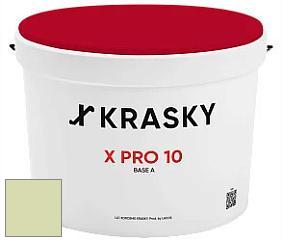 Краска X Pro 10 X Krasky матовая краска для стен и потолков цвет NCS S 1020-G50Y 