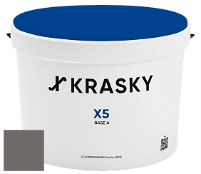 Краска X5 X Krasky матовая краска для стен и потолков цвет NCS S 6502-Y80R 