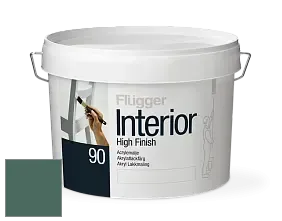 Краска Flugger Interior High Finish 90 акриловая глянцевая эмаль цвет NCS S 6020-B90G 