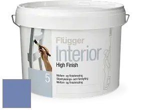 Краска Flugger Interior High Finish 5 матовая акриловая краска-грунт цвет NCS S 3040-R70B 