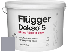 Краска Flugger Dekso 5 матовая краска цвет 5475 