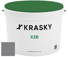 Краска X2B X Krasky глубокоматовая краска для потолков цвет NCS S 5502-R50B 
