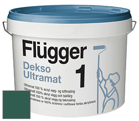 Краска Flugger Dekso 1 ультраматовая краска цвет NCS S 6030-B90G 