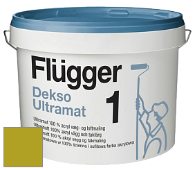 Краска Flugger Dekso 1 ультраматовая краска цвет NCS S 2070-G70Y 