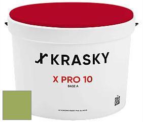 Краска X Pro 10 X Krasky матовая краска для стен и потолков цвет NCS S 2050-G40Y 