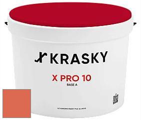 Краска X Pro 10 X Krasky матовая краска для стен и потолков цвет RAL 2012 
