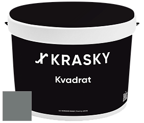 Краска X2B Kvadrat X Krasky матовая краска для потолков глубокого чёрного цвета цвет IN-738 