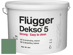 Краска Flugger Dekso 5 матовая краска цвет NCS S 4030-G10Y 