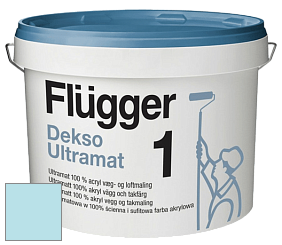 Краска Flugger Dekso 1 ультраматовая краска цвет NCS S 0520-B10G 