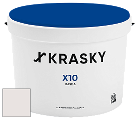 Краска X10 X Krasky шелковисто-матовая краска для стен и потолков цвет 5402 