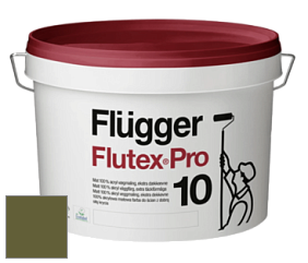 Краска Flugger Flutex Pro 10 матовая моющаяся краска цвет NCS S 5540-G50Y 