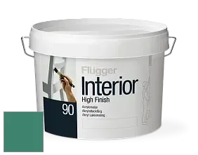 Краска Flugger Interior High Finish 90 акриловая глянцевая эмаль цвет NCS S 4040-B90G 