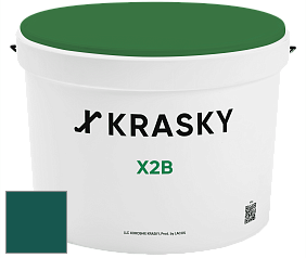 Краска X2B X Krasky глубокоматовая краска для потолков цвет NCS S 6035-B60G 