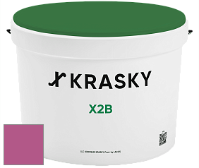 Краска X2B X Krasky глубокоматовая краска для потолков цвет NCS S 2060-R30B 