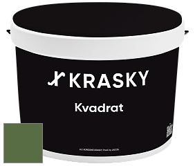Краска X2B Kvadrat X Krasky матовая краска для потолков глубокого чёрного цвета цвет NCS S 5040-G30Y 