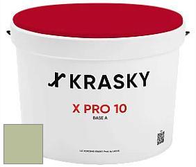 Краска X Pro 10 X Krasky матовая краска для стен и потолков цвет NCS S 2020-G40Y 