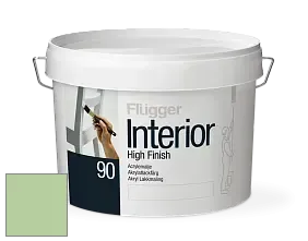 Краска Flugger Interior High Finish 90 акриловая глянцевая эмаль цвет NCS S 1030-G30Y 