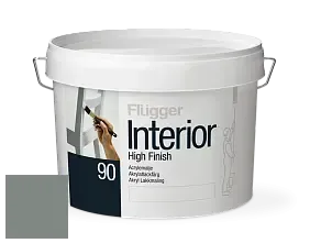 Краска Flugger Interior High Finish 90 акриловая глянцевая эмаль цвет NCS S 5005-G 
