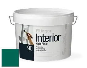 Краска Flugger Interior High Finish 90 акриловая глянцевая эмаль цвет NCS S 4550-B80G 