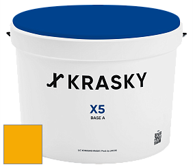 Краска X5 X Krasky матовая краска для стен и потолков цвет NCS S 1080-Y10R 
